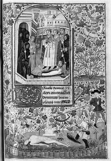 Heures de Pierre II (Paris, BnF. ms. lat. 1159 vue 106