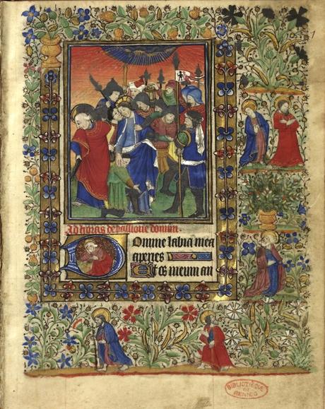 Heures de Catherine de Rohan et de Francoise de Dinan Rennes, BM, 0034 fol 001 Baiser de Judas