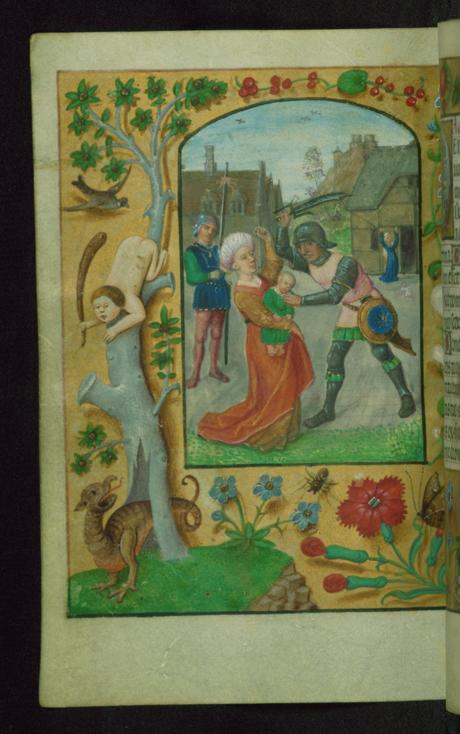 Book of Hours 1500 ca Ms. W.427 Walters Art Museum Baltimore fol. 106v Innocents
