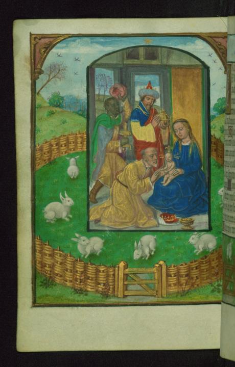 Book of Hours 1500 ca Ms. W.427 Walters Art Museum Baltimore fol. 95v Mages