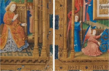 Master of Charles of France 1465 Annunciation Hours of Charles of France MET details droite
