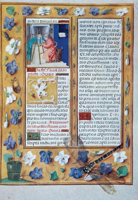 Saint Luc, Breviaire Grimani, 1510-20, Venise, Biblioteca Marciana, MS. Lat I, 99, fol 781v