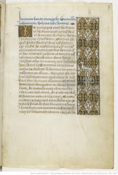 1500-05 Maitre des Triomphes de Petrarque Petites Heures d'Anne de Bretagne BNF NAL 3027 fol 7r Gallica