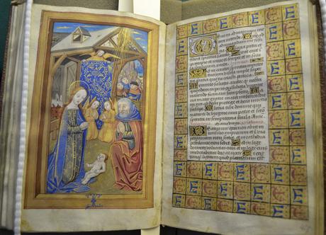 1500 ca Heures a l'usage de Rouen Society of Antiquaries of London SAL MS 13 62v-63 IEHAN DVFOVR and MARGUERITE AVTIN