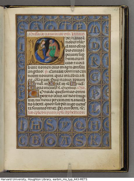 1480 ca Emerson-White Hours use of Rome Harvard University, Houghton Library, MSS Typ 443 fol 62