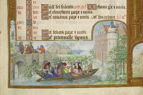 1500 ca Breviary Belgium, Bruges, MS M.52 fol. 4r Morgan Library detail