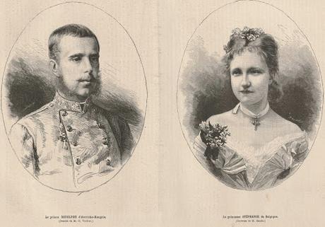 Il y a 140 ans — Le mariage de Rodolphe d'Autriche et de Stéphanie de Belgique en cinq gravures — 10 mai 1881