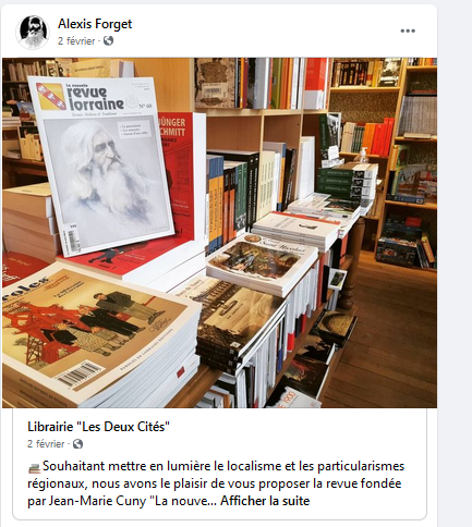 Le cofondateur d’une librairie fasciste de Nancy (dé)formé par l’ISSEP Lyon