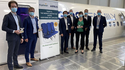 Le siège le plus léger du monde de la société Française Expliseat