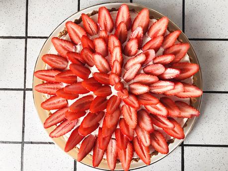 Ma tarte aux fraises et crème d’amande comme Cyril Lignac