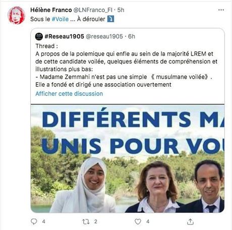 Hélène Franco, l’aile droite de la FI ou l’aile gauche de l’ #islamophobie ?