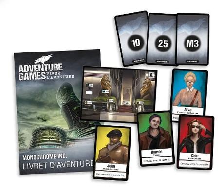 Test d’Adventure Games : Monochrome Inc. Test d’Adventure Games : Monochrome Inc.