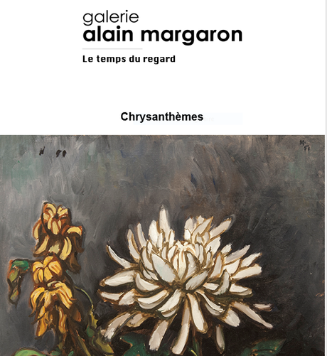 Galerie Alain Margaron « Le temps du regard »   Chrysanthèmes