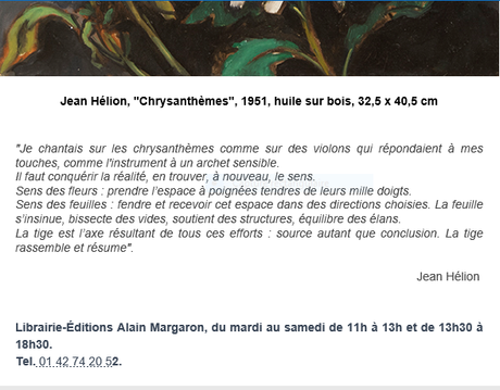 Galerie Alain Margaron « Le temps du regard »   Chrysanthèmes