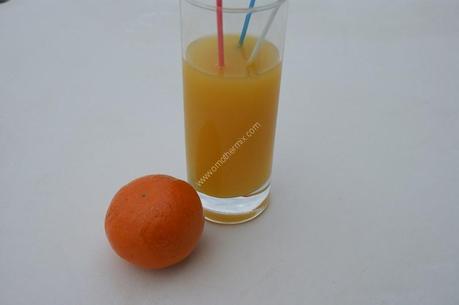 recette du jour: Jus d'orange  au thermomix de Vorwerk