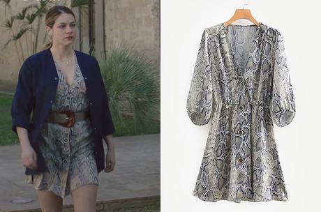 ICI TOUT COMMENCE : la robe python de Laetitia dans l’épisode 141