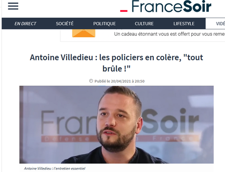 le secrétaire national de #FrancePolice candidat du RN aux #departementales2021. Instructif mélange des genres… #acab X2