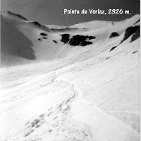 Skier la pointe de Vorlaz