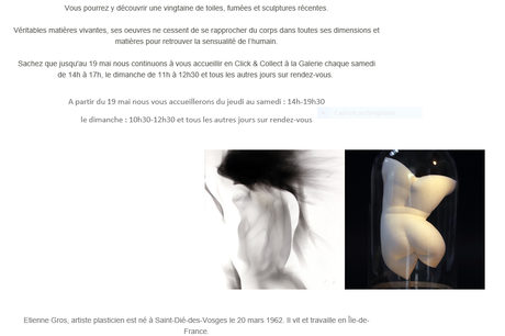 Exposition Etienne GROS à Lille -20 Mai au 20 Juin 2021 -Melting Art Gallery