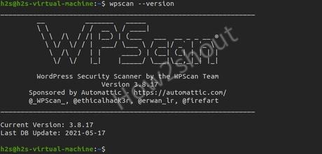 Version de vérification Wpscan Installation de Wpscan sur Ubuntu Linux