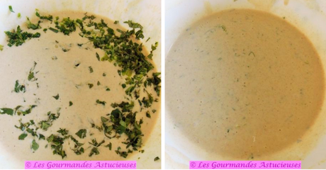 Mini-pancakes Vegan aux herbes Mini-pancakes Vegan aux herbes