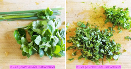 Mini-pancakes Vegan aux herbes Mini-pancakes Vegan aux herbes