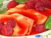 Carpaccio Melon Coulis Framboises, d'Agrumes Miel