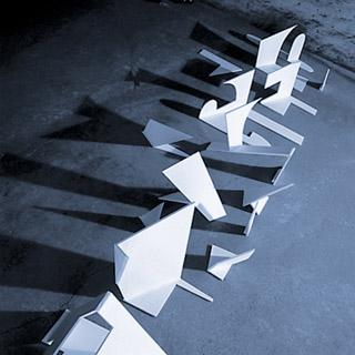 T.S.E, installation typographique Sebastian Lemm. Alle...