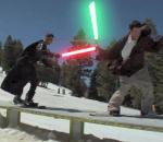 vidéo star wars snowboard