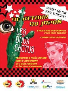 Spectacle gratuit groupe Doux Cactus