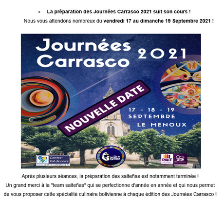 Les Amis de Carrasco- le programme à venir -L’Art c’est la vie-