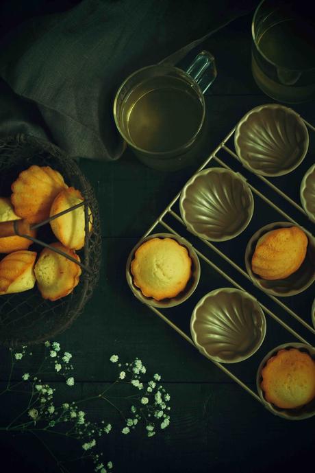 Madeleines coquillages aux agrumes