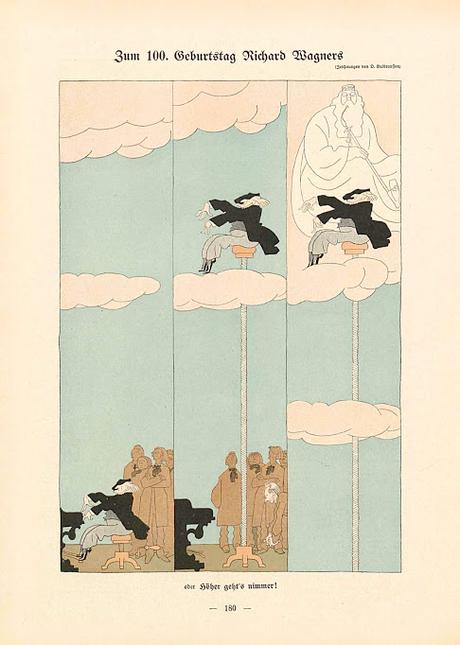 Richard Wagner in comics — Simplicissimus (1913) — Richard Wagner dans la bande dessinée Richard Wagner in comics — Simplicissimus (1913) — Richard Wagner dans la bande dessinée