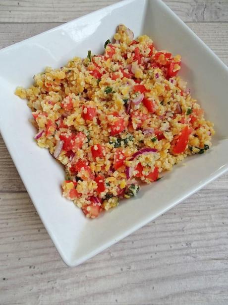 Taboulé aux lentilles corail Taboulé aux lentilles corail