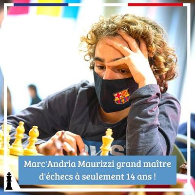 Maurizzi, plus jeune grand maître d'échecs français de l'histoire
