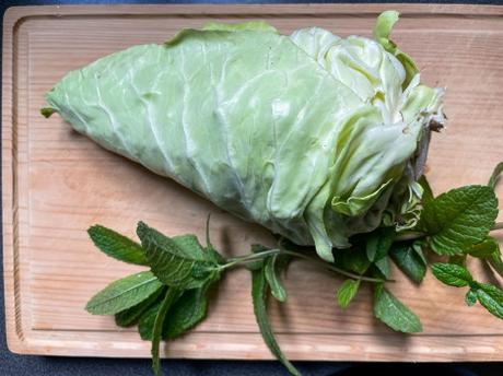 Goût de printemps – Salade de chou pointu à la menthe