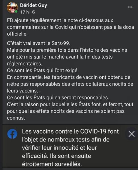 Quand Facebook utilise fake news pour 