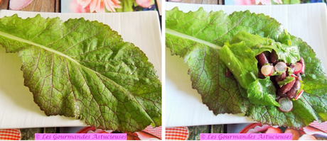 Salade de Lampsane aux haricots rouges (Vegan)