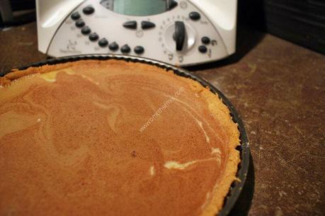 recette du jour: Tarte chocolat caramel au beurre salé  au thermomix de Vorwerk