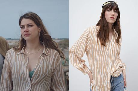 ICI TOUT COMMENCE : la chemise imprimé animalier de Laetitia  dans l’épisode 150