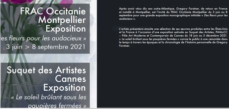 FRAC Occitanie Montpellier « Gregory Forstner – Des fleurs pour les audacieux-