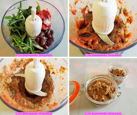 Tartinade aux haricots rouges et à la roquette (Vegan) Tartinade aux haricots rouges et à la roquette (Vegan)