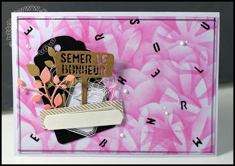 Tuto fond de carte – des découpes en guise de mask – carte scrap #1284 et bis…