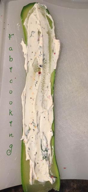 Tarte courgettes et saumon fumé