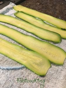 Tarte courgettes et saumon fumé