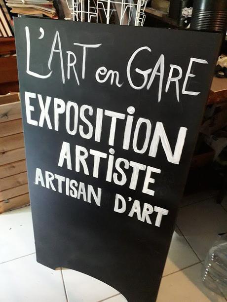 L'ART EST EN GARE !  à Collonges-La-Rouge (19) j'y serai du 5 au 11 juin...