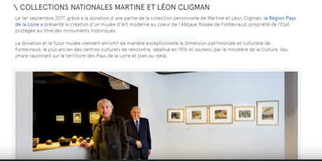 Musée d’Art Moderne à Fontevraud Collection Martine et Léon Cligman