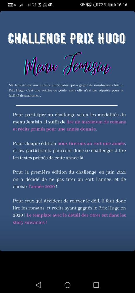 PAL Juin 2021 – Challenge prix hugo