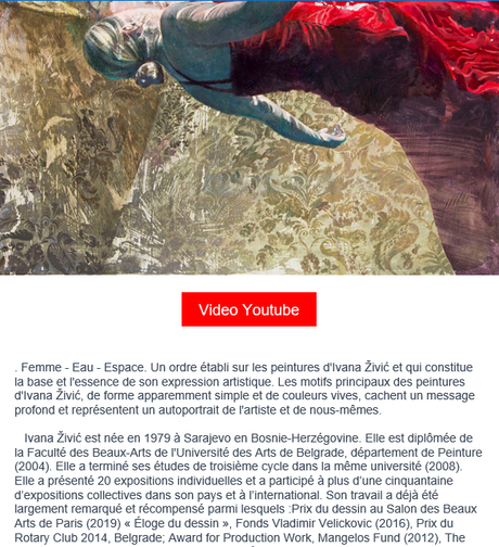 Galerie BORIS exposition Ivana Zivic -Somniat Libertas  6 Avril au 31 Juillet 2021