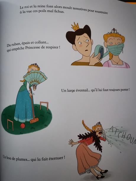Autour des enfants – Princesse Moustache d’Eve-Marie Lobriaut et Aurélie Grand